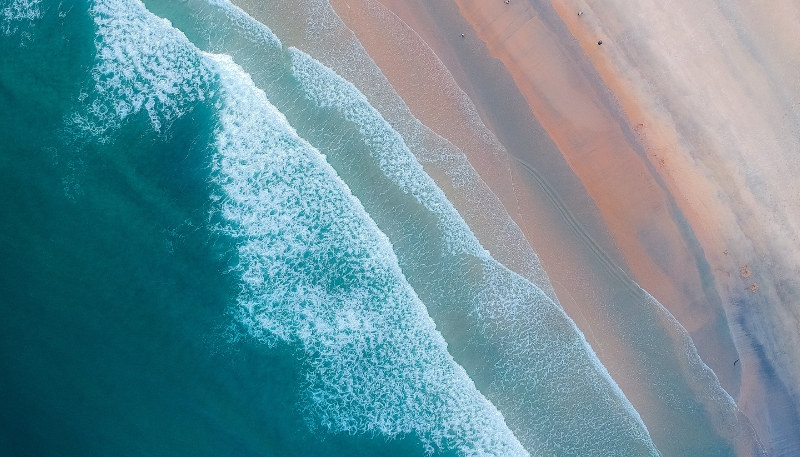 Hình nền màu xanh nước biển, background powerpoint biển