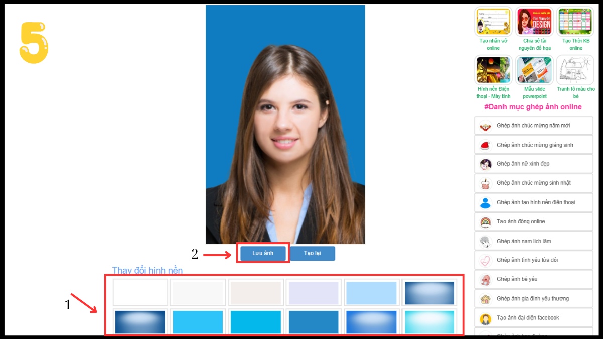 5 web hỗ trợ tạo ảnh thẻ nhanh chóng, miễn phí 22