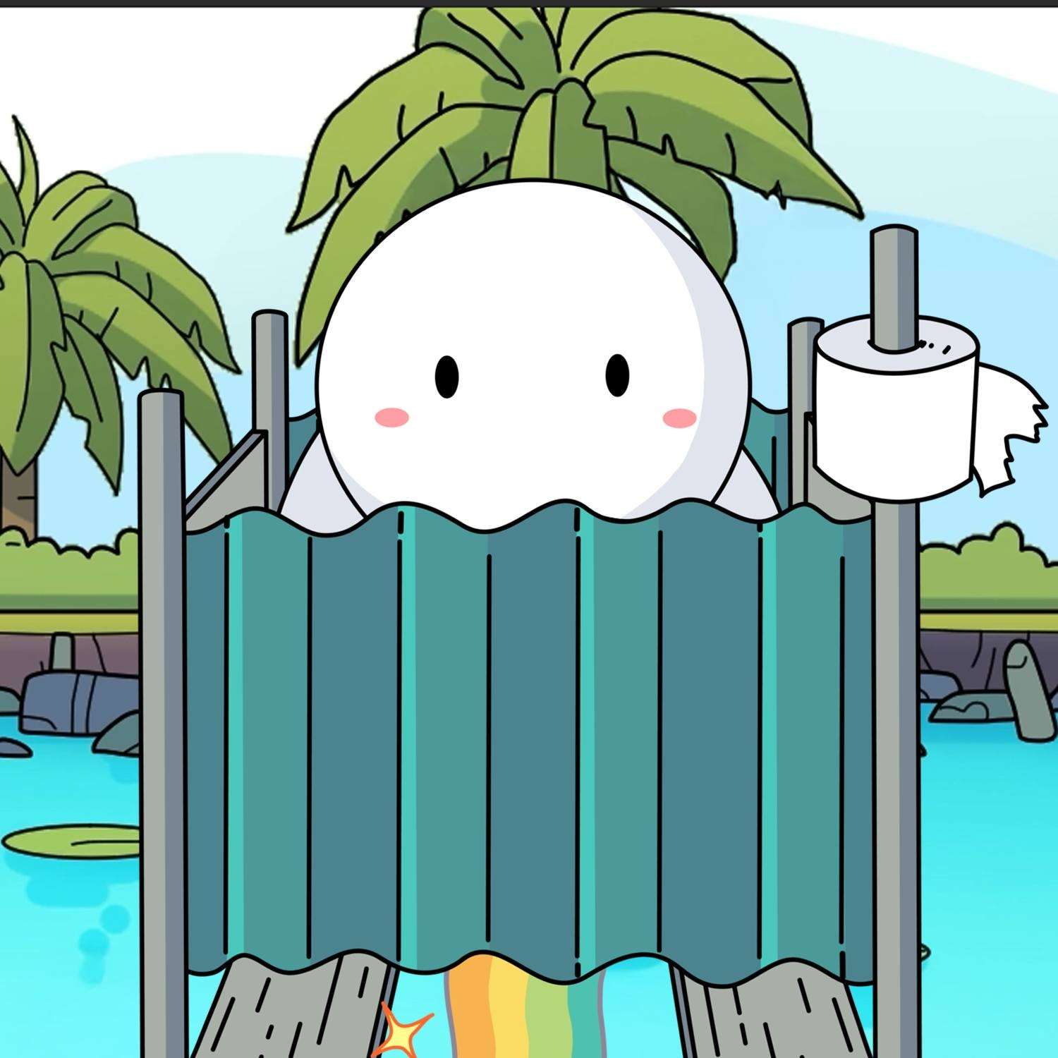 Avartar thỏ bảy màu ngầu