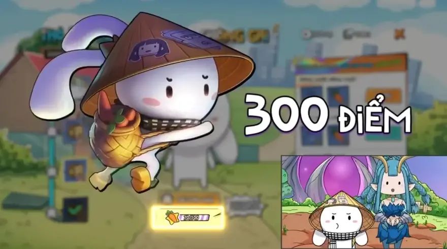 Hình nền game thỏ 7 màu