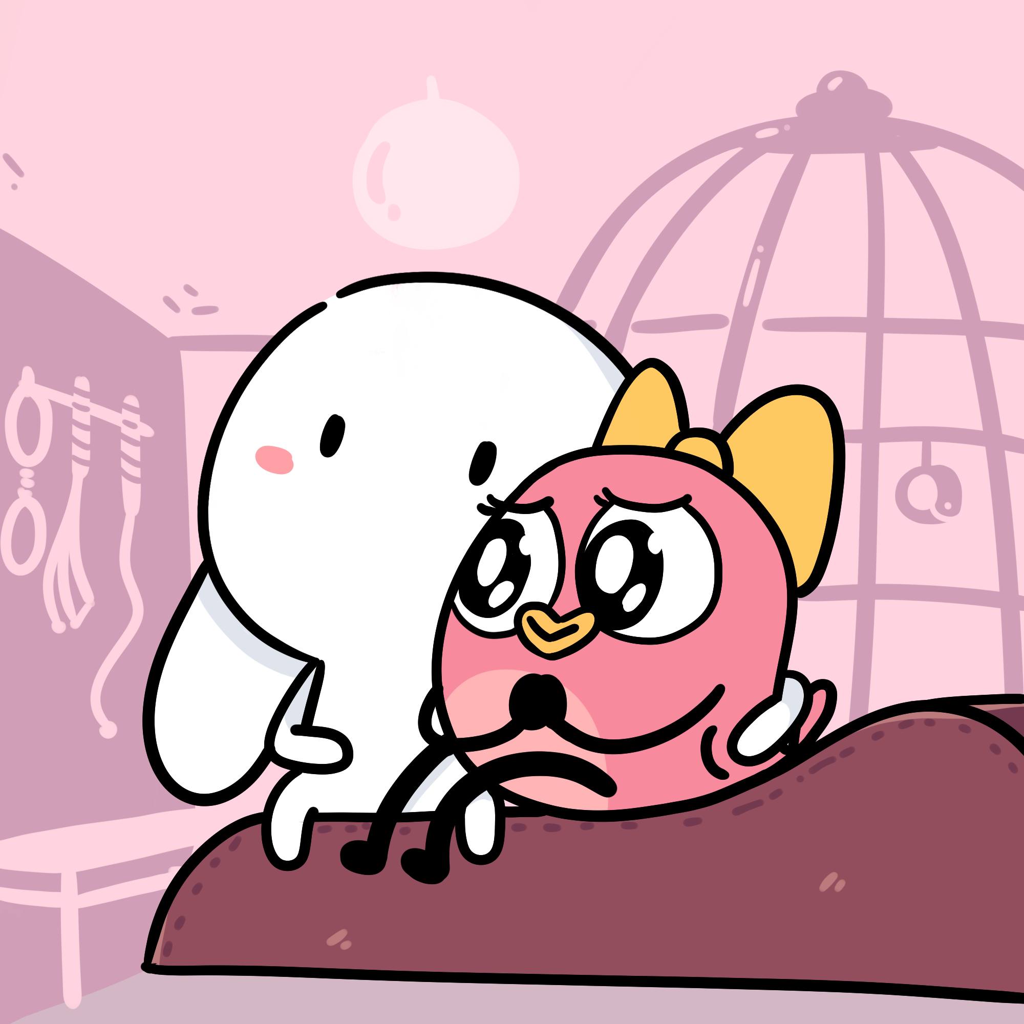 Ảnh thỏ 7 màu làm nhang hồ