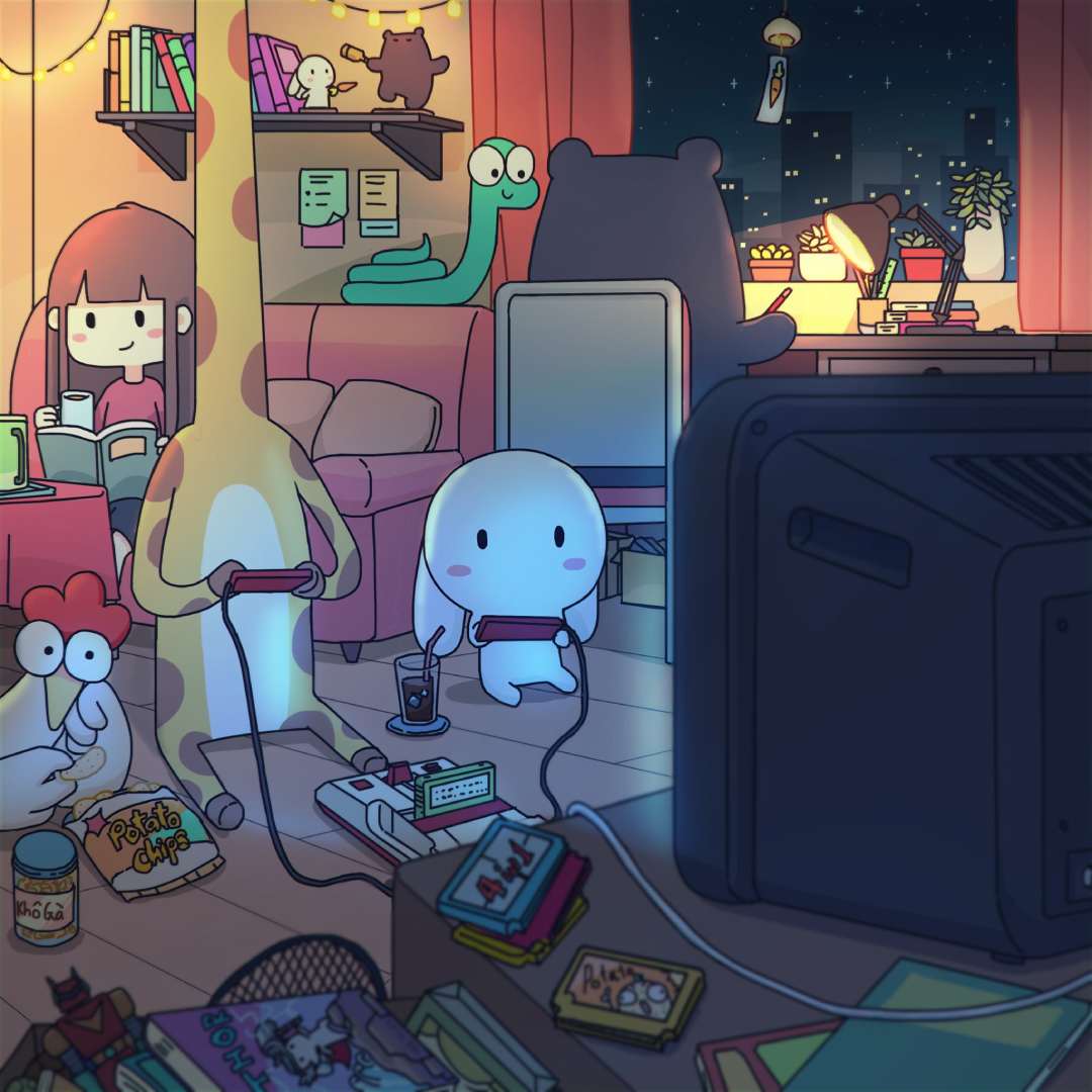 Hình nền thỏ 7 màu liên quân