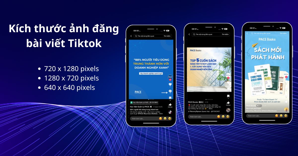 kích thước ảnh đăng bài viết tiktok