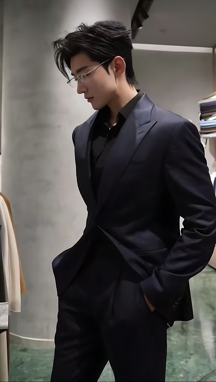 trai đẹp mặc vest