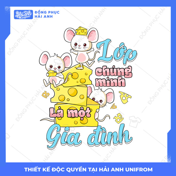 Logo chuột trắng mang đến diện mạo đáng yêu cho lớp học