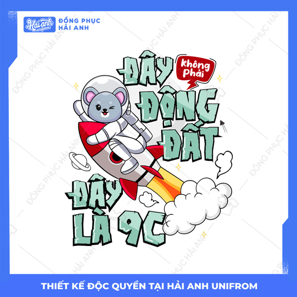 Hình in chuột “phi hành gia” đậm chất sáng tạo