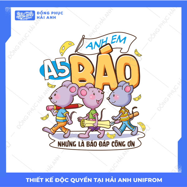 Logo 3 chú chuột “xinh yêu” dành cho team Mậu Tý