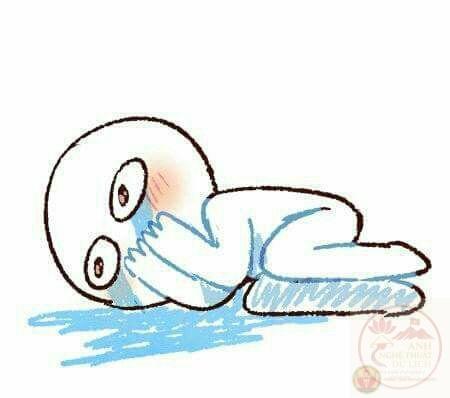 Một meme vẽ cute thường được dùng làm sticker để phản hồi nhanh trong chat