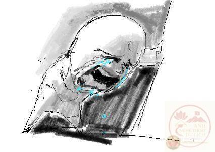 Một bức hình chế hài vẽ tay có thể thay cho lời phản ứng hài hước