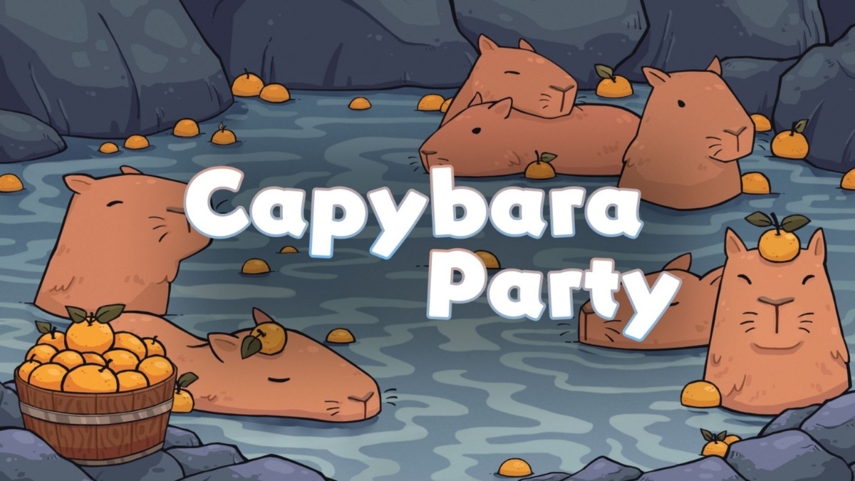 Hình nền máy tính Capybara cute vô tri