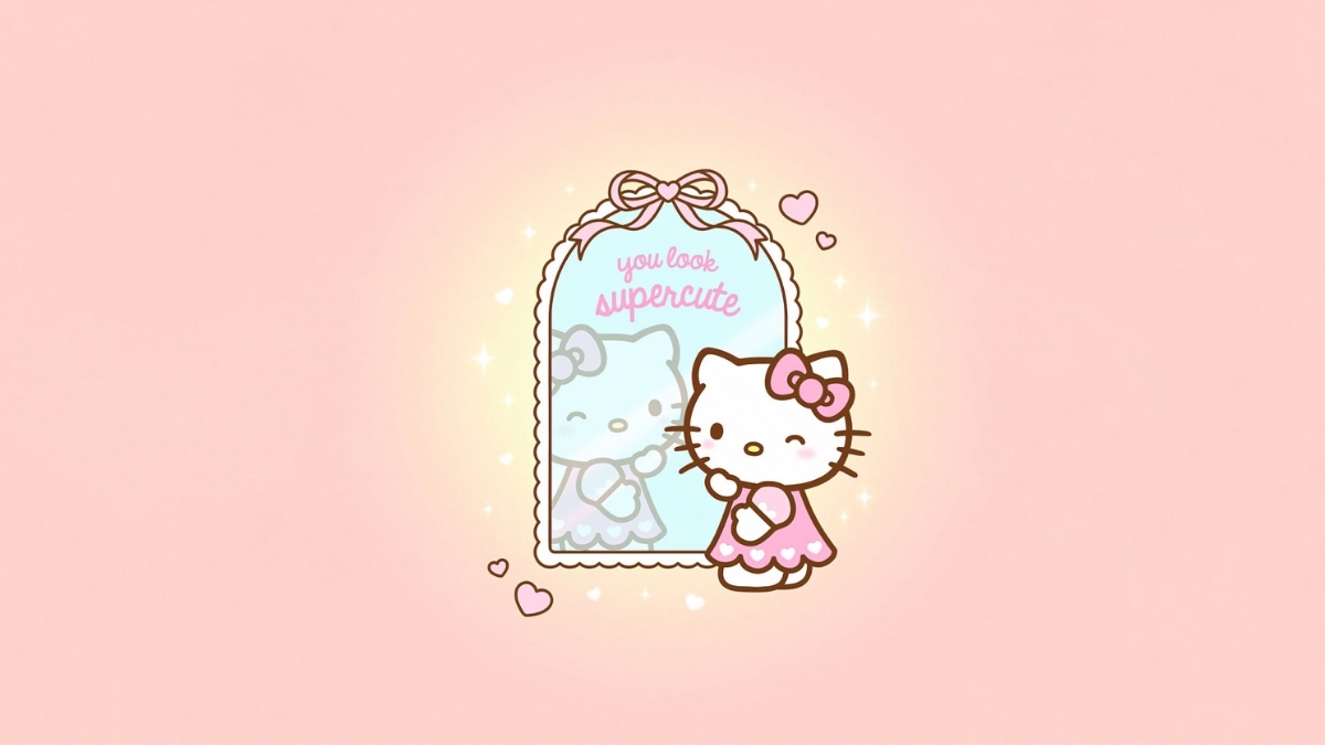 Hình nền Hello Kitty vô tri