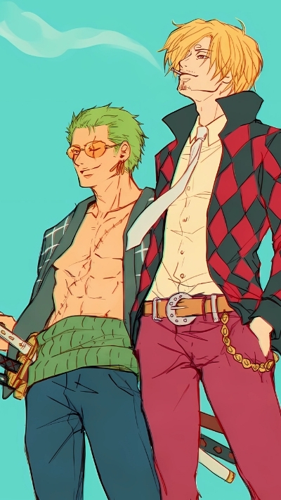 ảnh nền zoro đeo kính chiến đấu