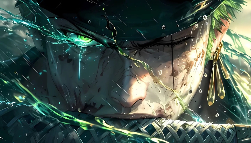 ảnh nền zoro 4k máy tính phong cách