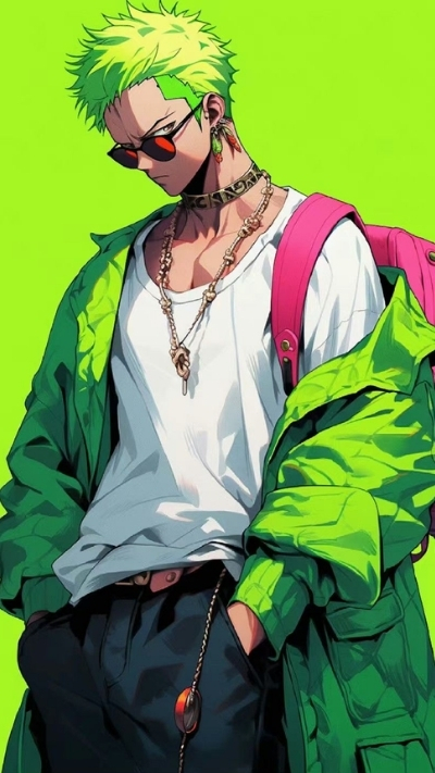 ảnh nền zoro đeo kính huyền bí