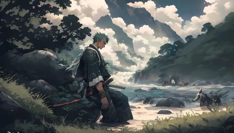 ảnh nền zoro 4k máy tính chiến binh