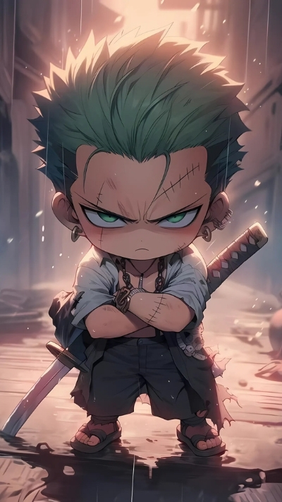 ảnh nền zoro nhỏ cute