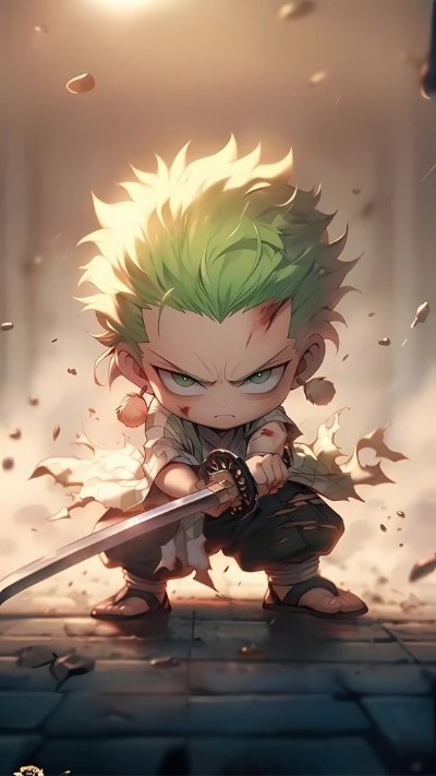 ảnh nền zoro nhỏ hài hước