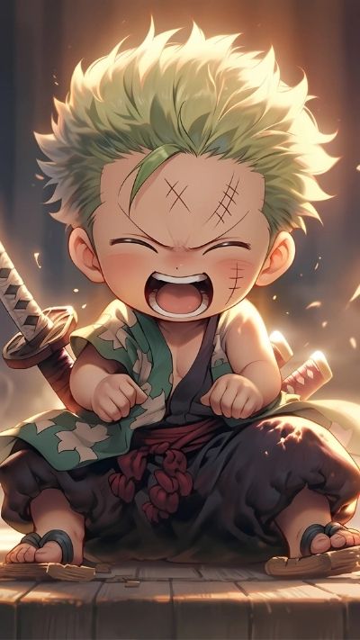 ảnh nền zoro nhỏ dễ thương