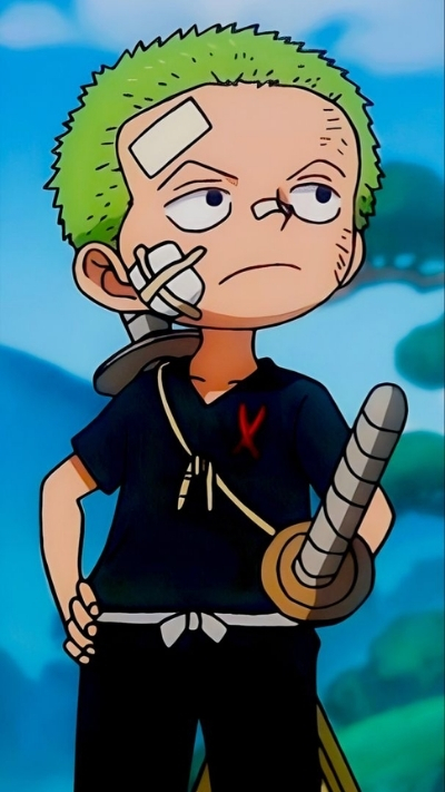 ảnh nền zoro nhỏ cảm xúc