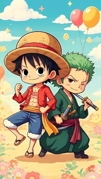 ảnh nền zoro và luffy độc đáo