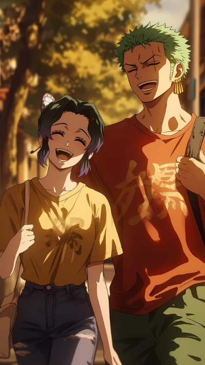 ảnh nền zoro và bạn dễ thương