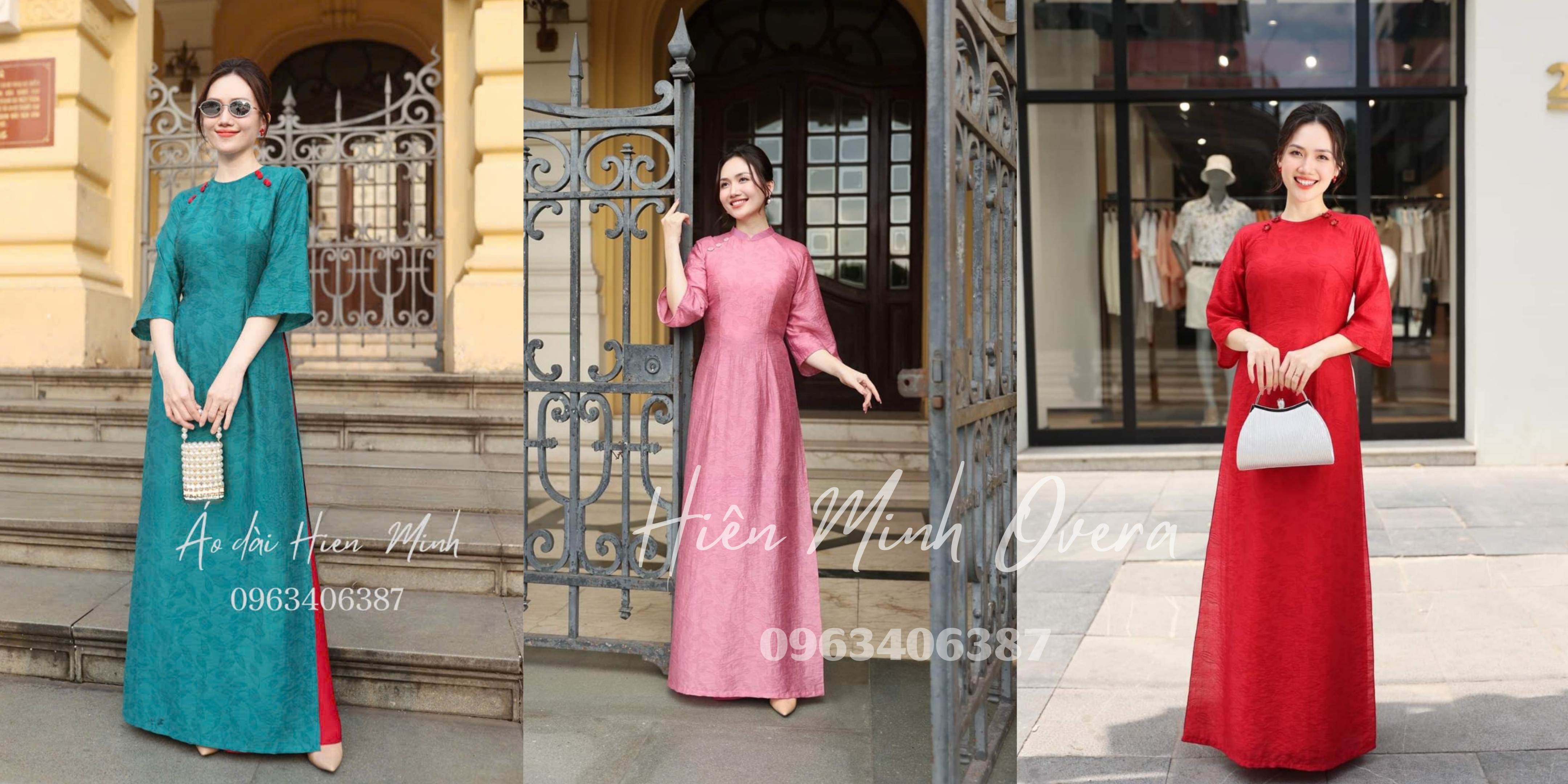ao dai cach tan nu dang suong