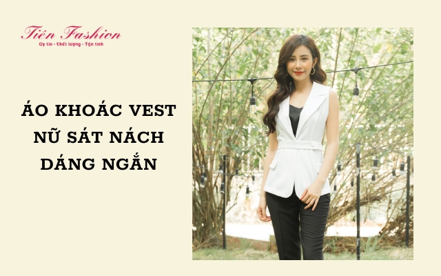 Áo khoác vest nữ sát nách - vest sát nách ngắn