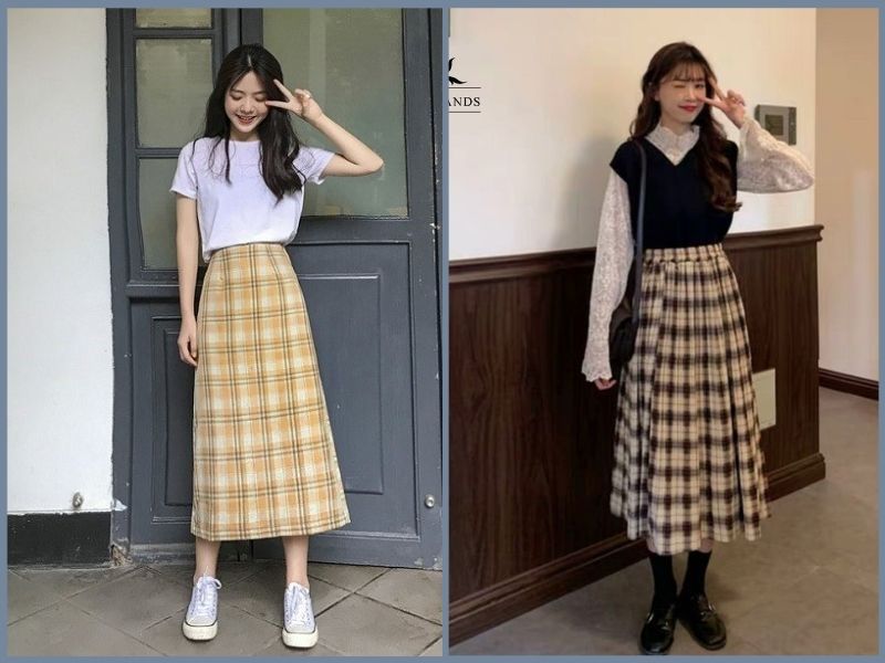 1m50 có nên mặc chân váy dài không