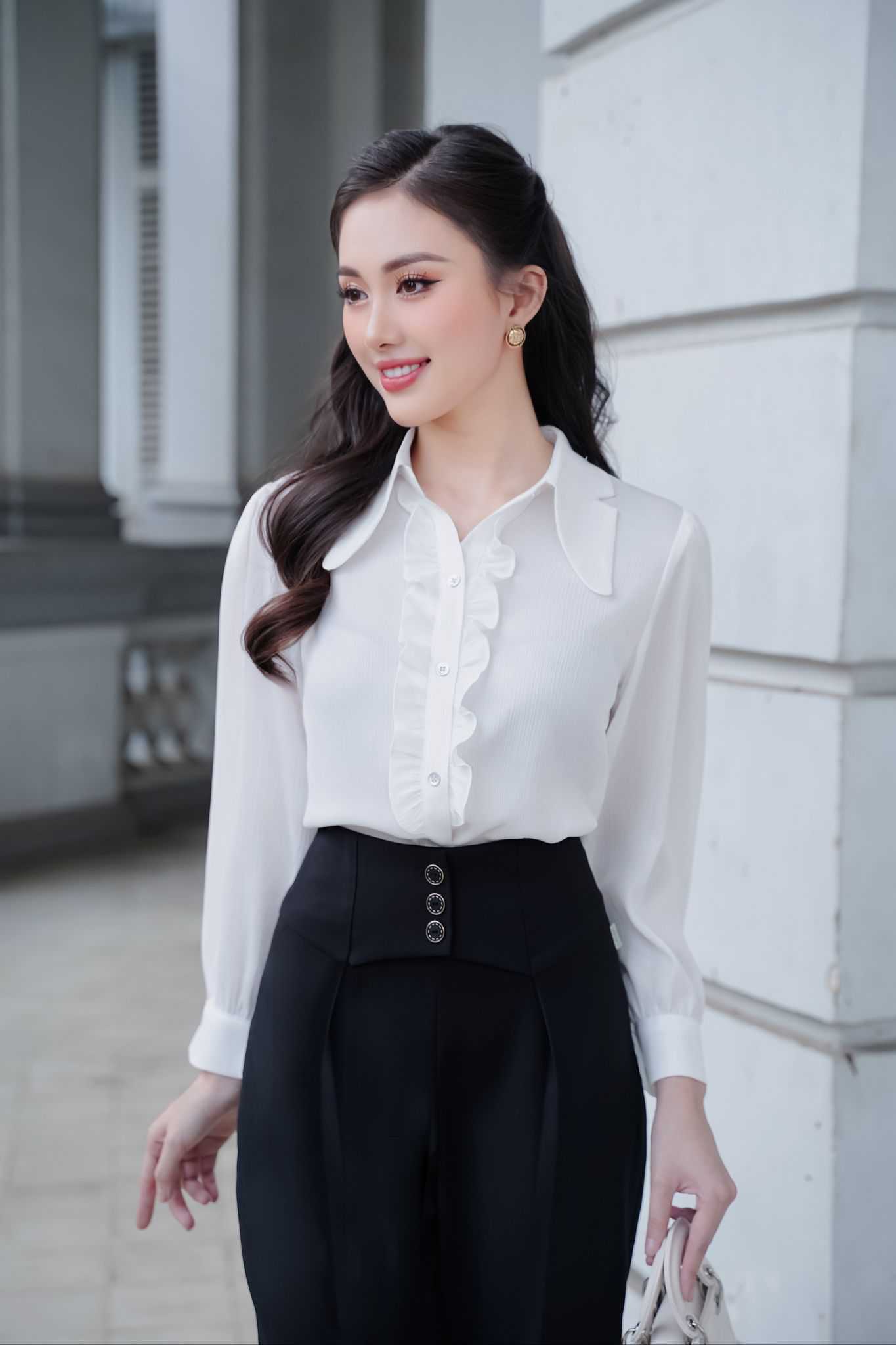 so-mi-trang-co-xep-lop-la067 2