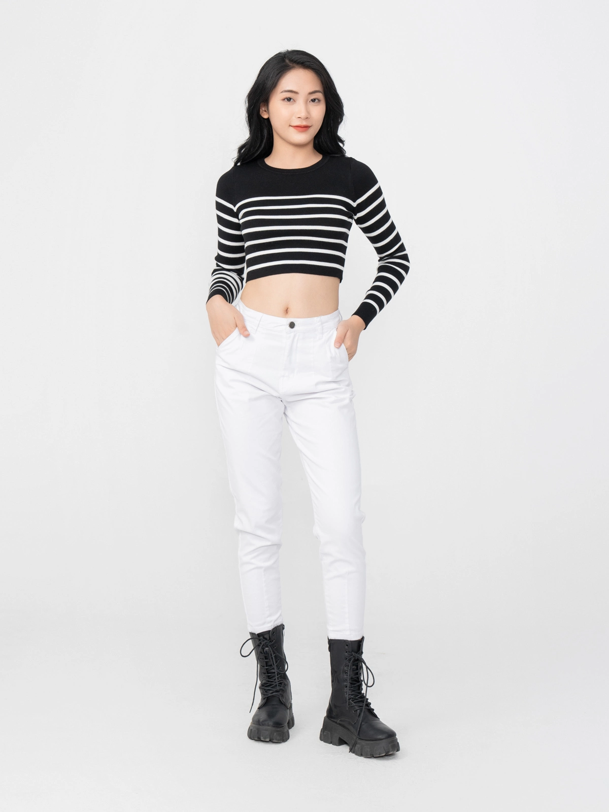 áo croptop tay dài