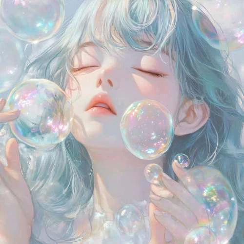 Ảnh đại diện hoạt hình nữ phát sáng