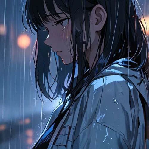 Avatar anime nữ buồn