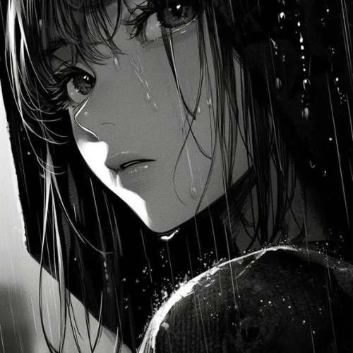 Avatar anime nữ buồn 2025