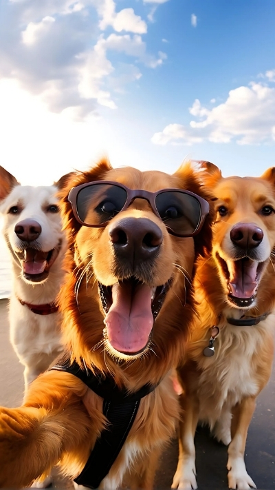 Nền hài hước cho nhóm bạn trên điện thoại