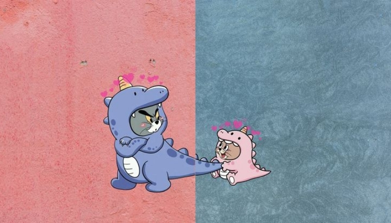 Nền đáng yêu cho nhóm yêu thích sự đơn giản