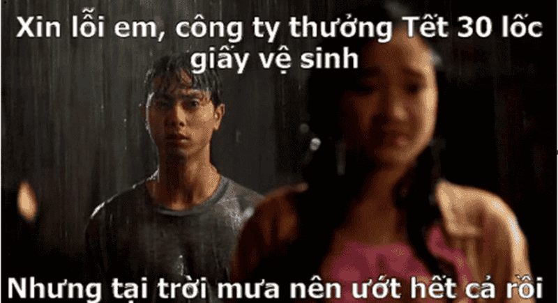 Ảnh meme Tết cực kỳ “hợp cảnh”