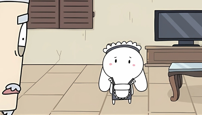 Wallpaper ông Năm và thỏ 7 màu thân thiết