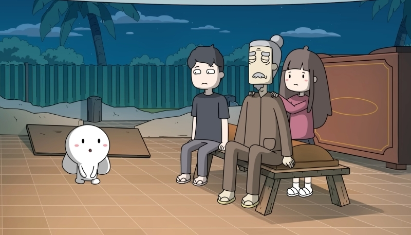 Thỏ 7 màu và ông Năm khoảnh khắc nhẹ nhàng