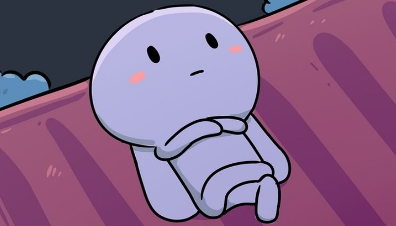 Hình nền thỏ 7 màu buồn nhẹ