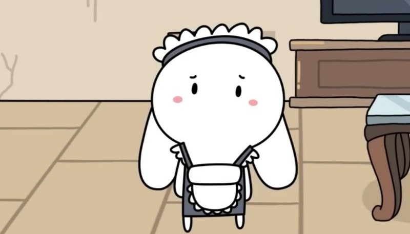 Ảnh thỏ 7 màu cảm xúc buồn