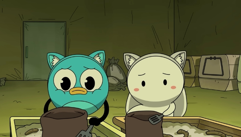 Ảnh nền buồn của thỏ 7 màu