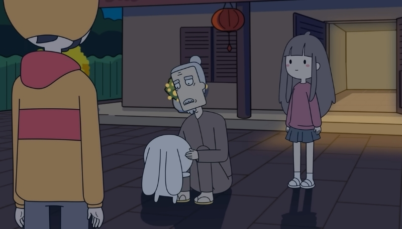 Nền thỏ 7 màu trầm lặng buồn