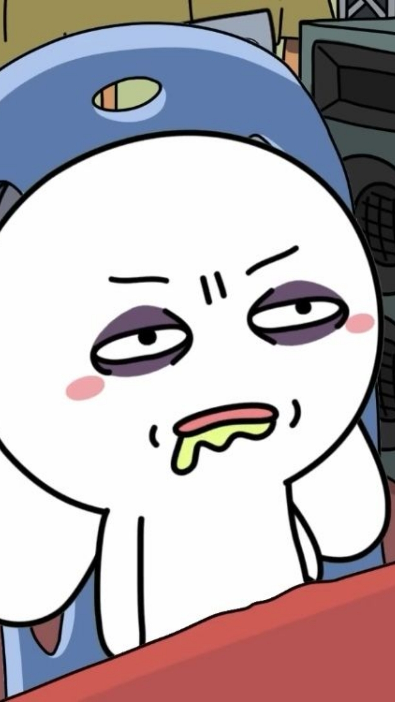 Meme thỏ 7 màu biểu cảm buồn cười