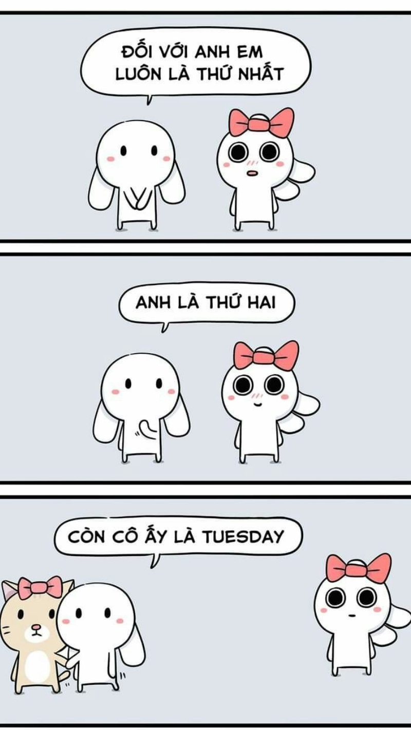 Meme thỏ 7 màu đang bắt trend