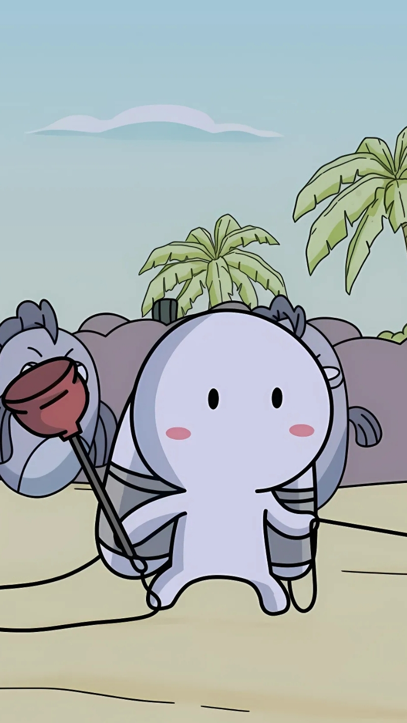 Hình nền thỏ 7 màu ngầu đẹp 4K