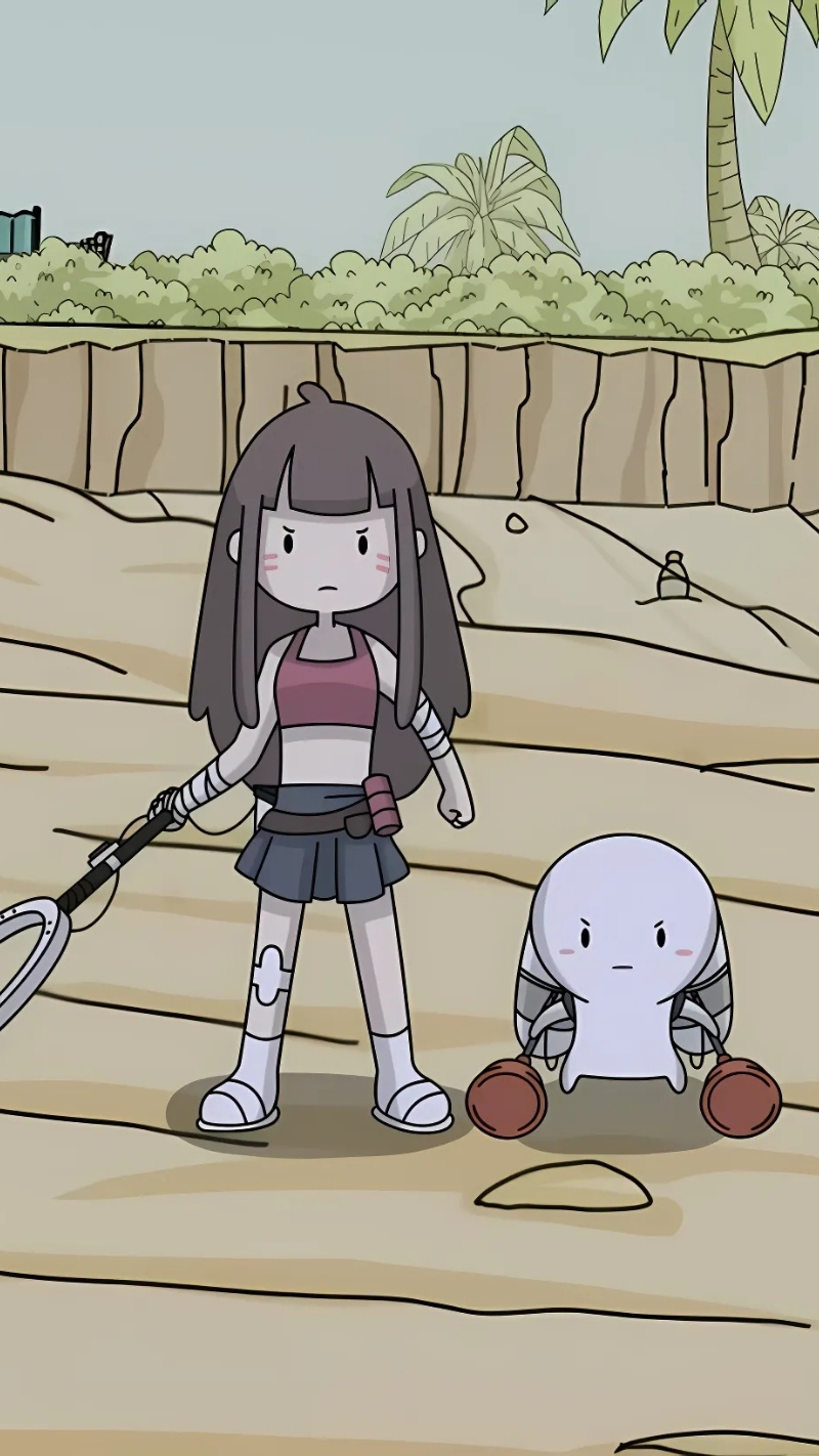 Hình nền thỏ 7 màu ngầu phong cách