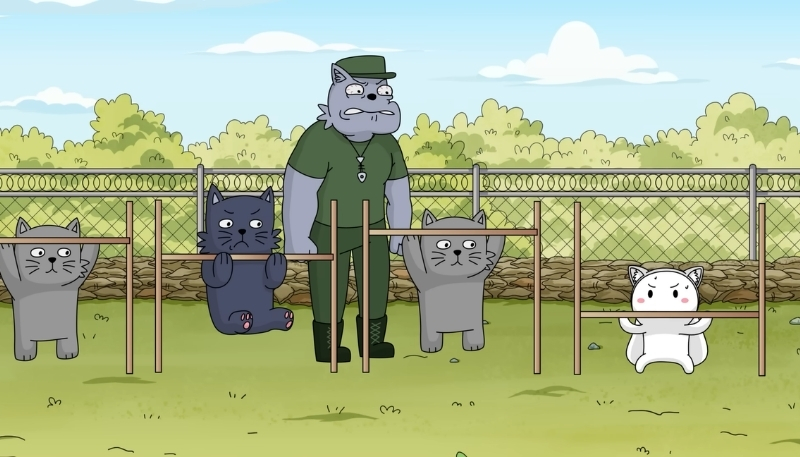 Thỏ 7 màu ngầu với ánh mắt sắc lạnh