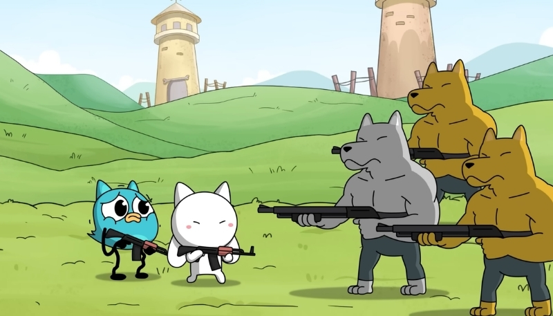 Ảnh thỏ 7 màu ngầu full HD