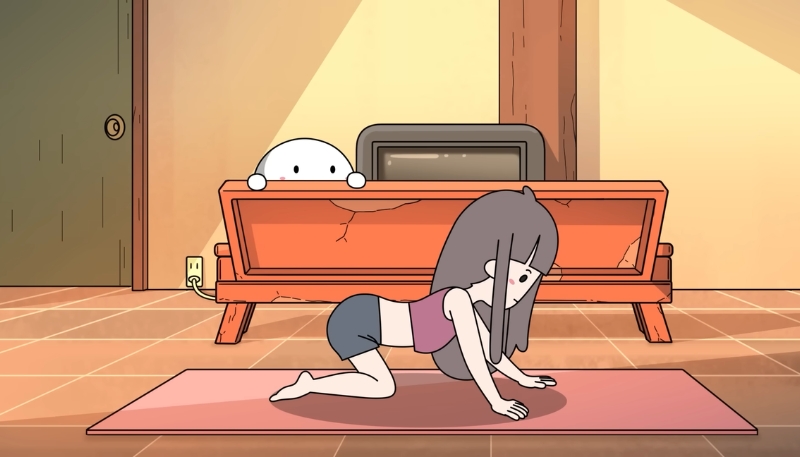 Hình nền thỏ 7 màu đáng yêu cho desktop