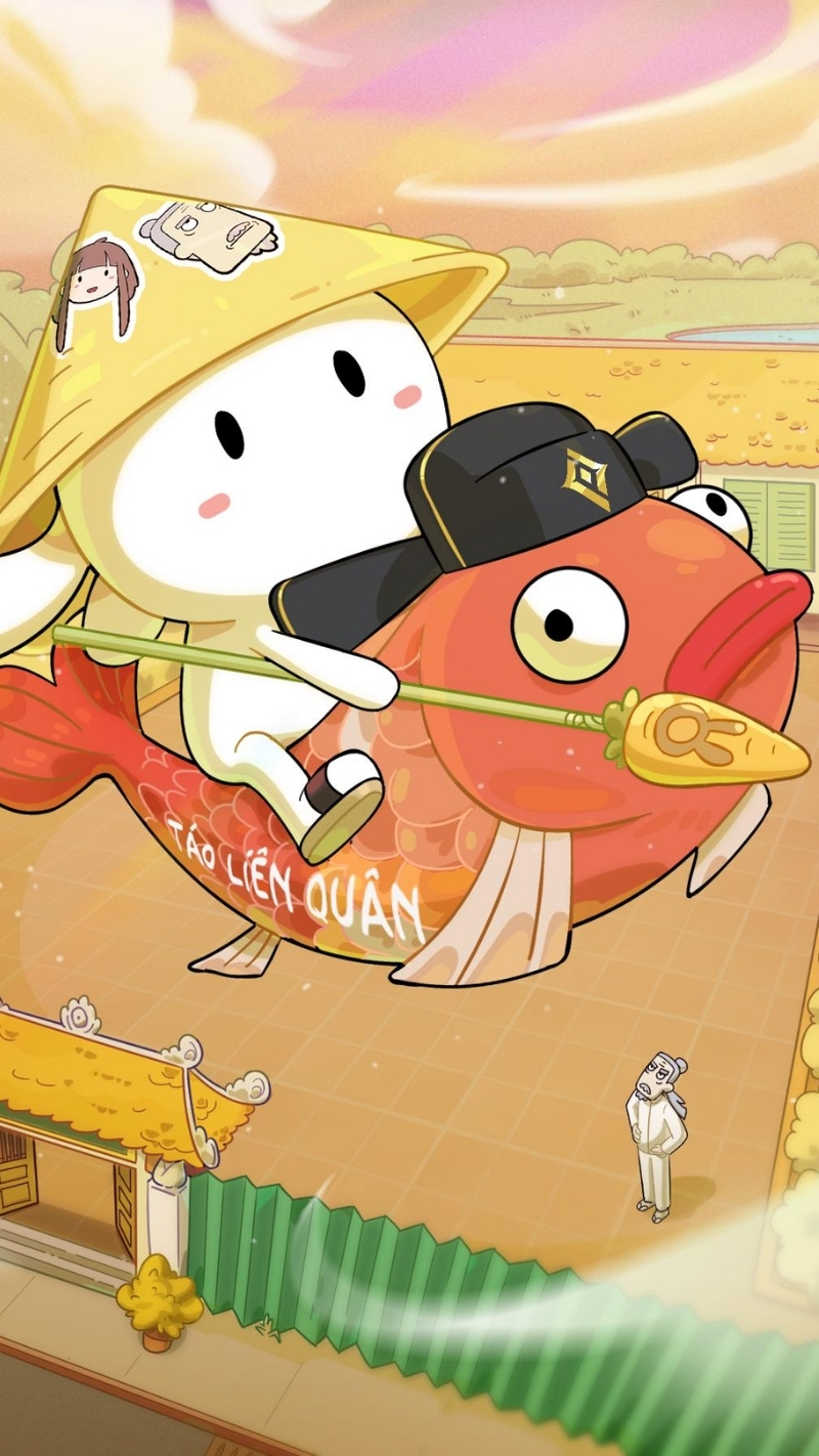 Hình nền thỏ 7 màu liên quân siêu ngầu